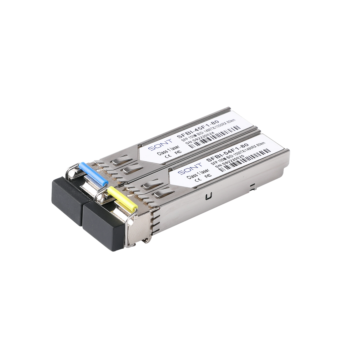 SFP 155Mb/s BIDI 1490nm/1550nm 80km Transceiver