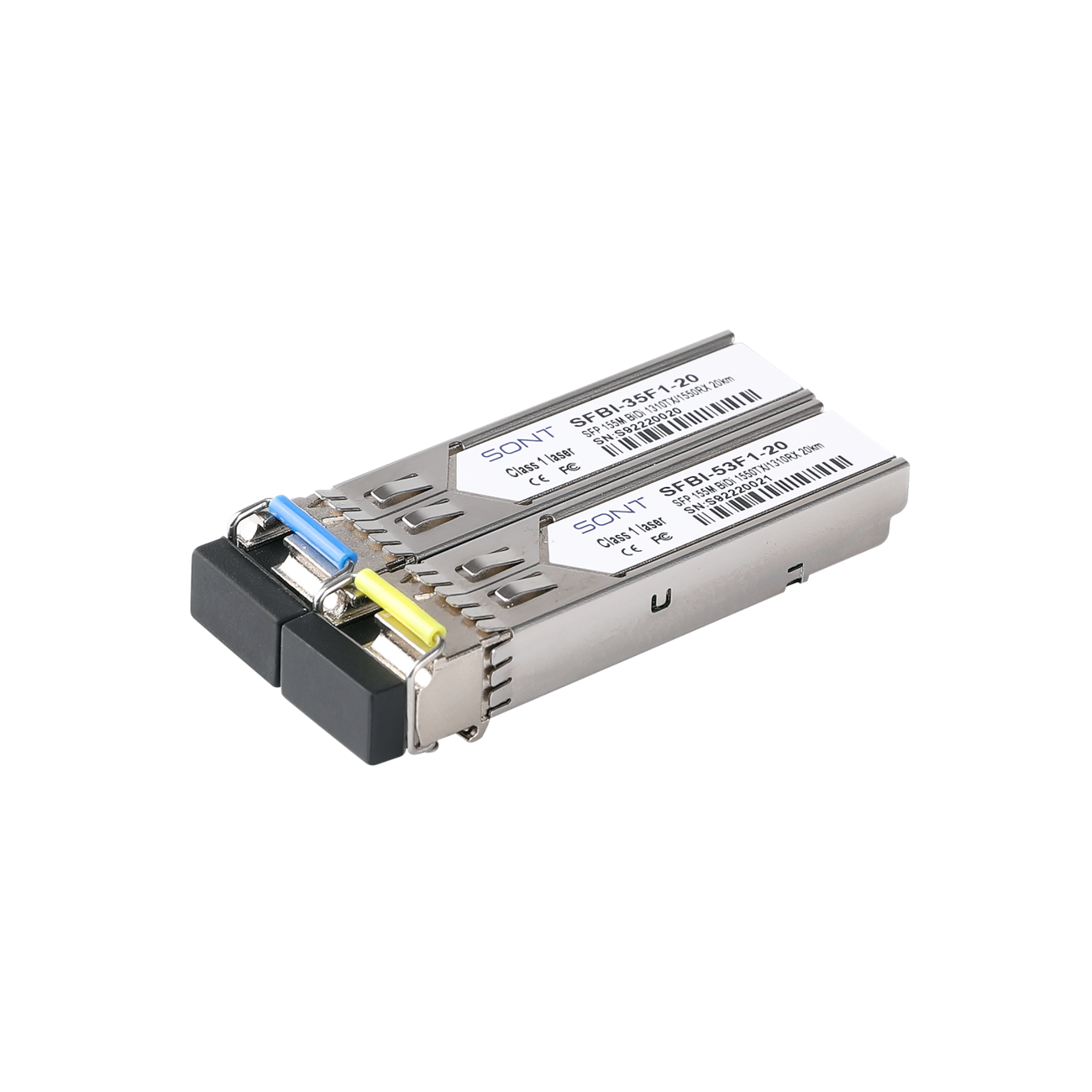 SFP 155Mb/s BIDI 1310nm/1550nm 20km Transceiver